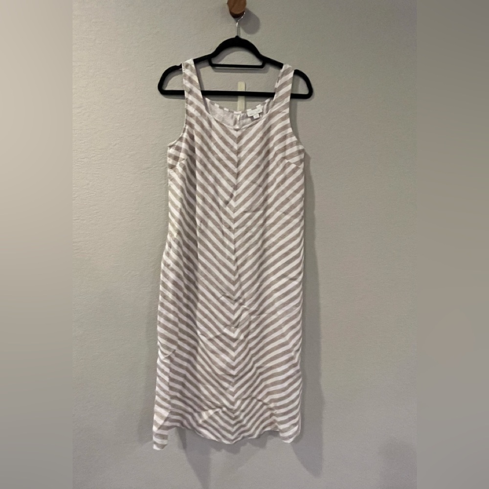 J.Jill. S. Linen dress with pockets.